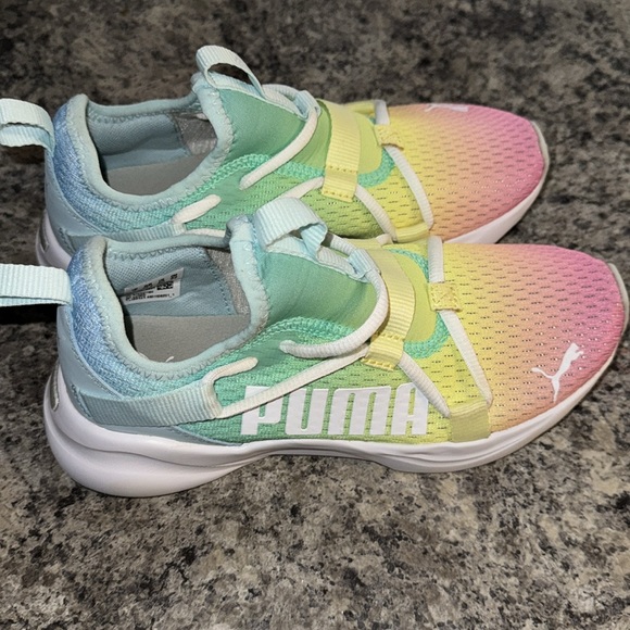 Puma Girls Rainbow SoftRide Rift Slip on sneaker - Picture 7 of 9